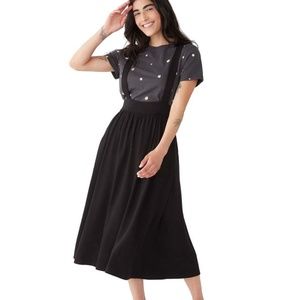 Ban.do Pinafore Skirt in Black